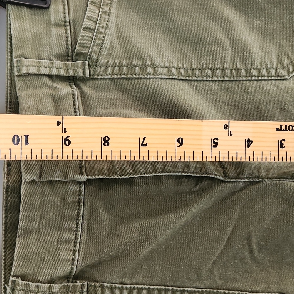 Old Navy Moss Landing Green Pixie Chino Pants Size 10 – High-Rise Skinny Ankle - Picture 6 of 13